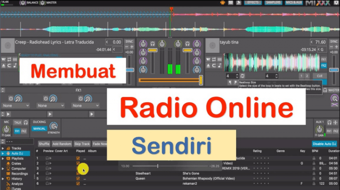 Aplikasi radio online